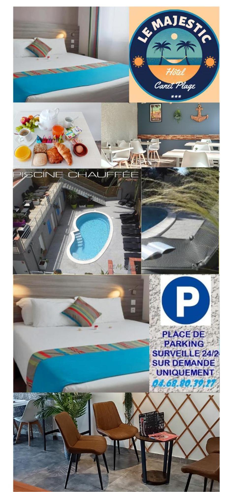 Hotel Le Majestic Canet Plage Canet-en-Roussillon Exterior foto
